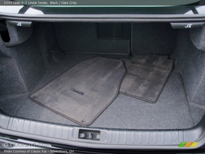Black / Slate Gray 2004 Saab 9-3 Linear Sedan