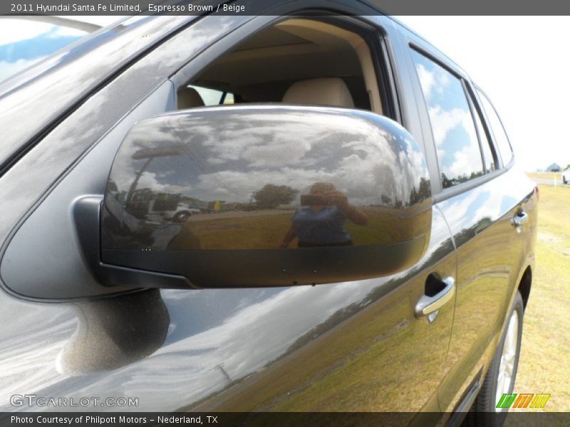 Espresso Brown / Beige 2011 Hyundai Santa Fe Limited