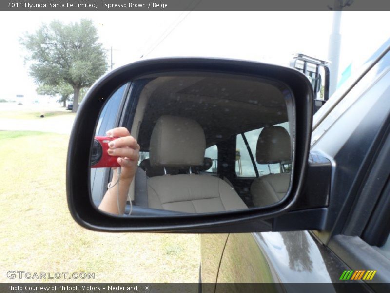 Espresso Brown / Beige 2011 Hyundai Santa Fe Limited