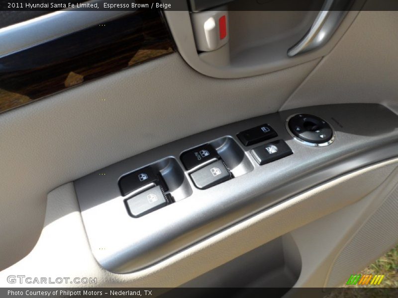 Espresso Brown / Beige 2011 Hyundai Santa Fe Limited