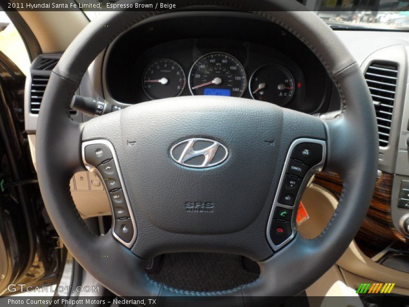  2011 Santa Fe Limited Steering Wheel