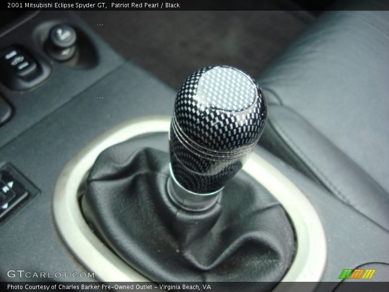 Patriot Red Pearl / Black 2001 Mitsubishi Eclipse Spyder GT