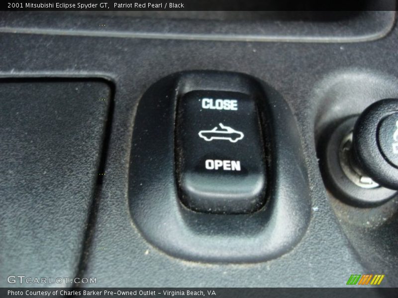 Patriot Red Pearl / Black 2001 Mitsubishi Eclipse Spyder GT