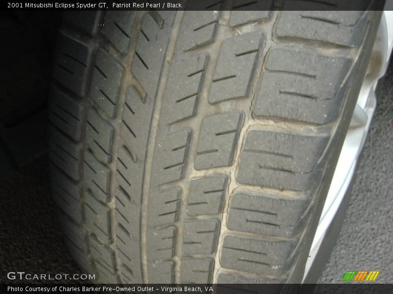Patriot Red Pearl / Black 2001 Mitsubishi Eclipse Spyder GT