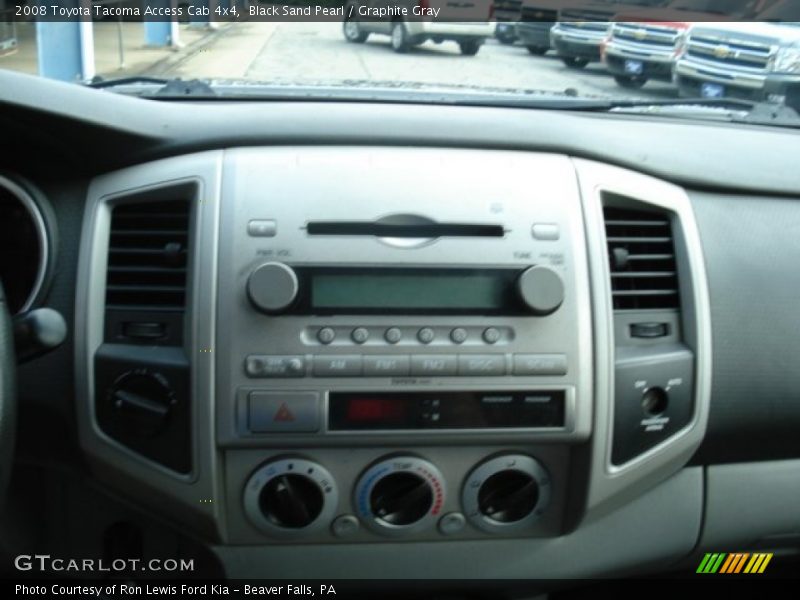 Black Sand Pearl / Graphite Gray 2008 Toyota Tacoma Access Cab 4x4