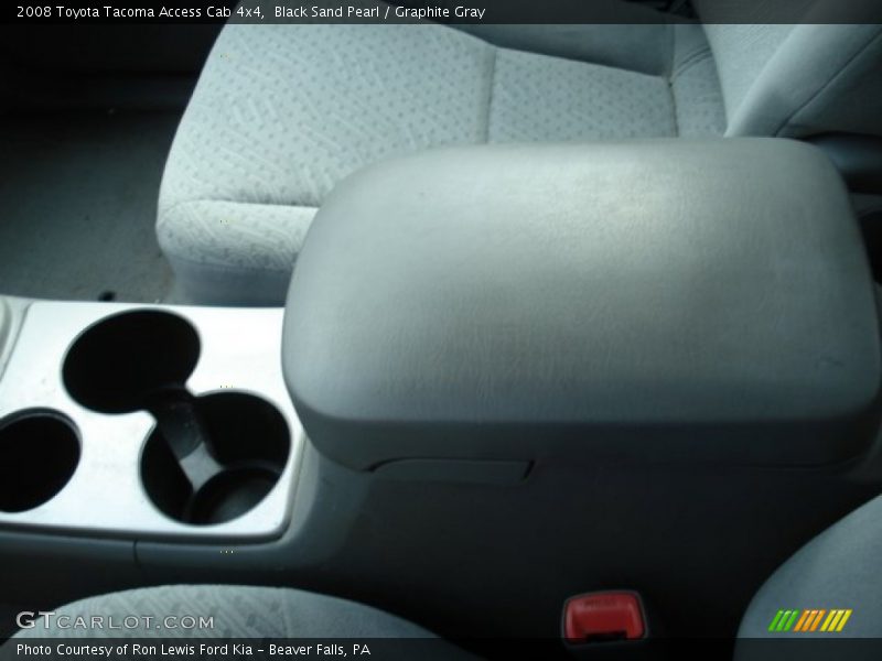 Black Sand Pearl / Graphite Gray 2008 Toyota Tacoma Access Cab 4x4