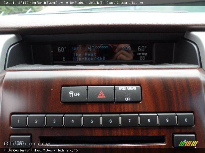 White Platinum Metallic Tri-Coat / Chaparral Leather 2011 Ford F150 King Ranch SuperCrew