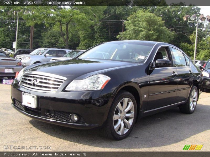Black Obsidian / Graphite 2007 Infiniti M 35x Sedan