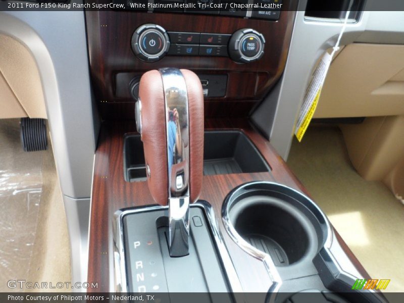 White Platinum Metallic Tri-Coat / Chaparral Leather 2011 Ford F150 King Ranch SuperCrew