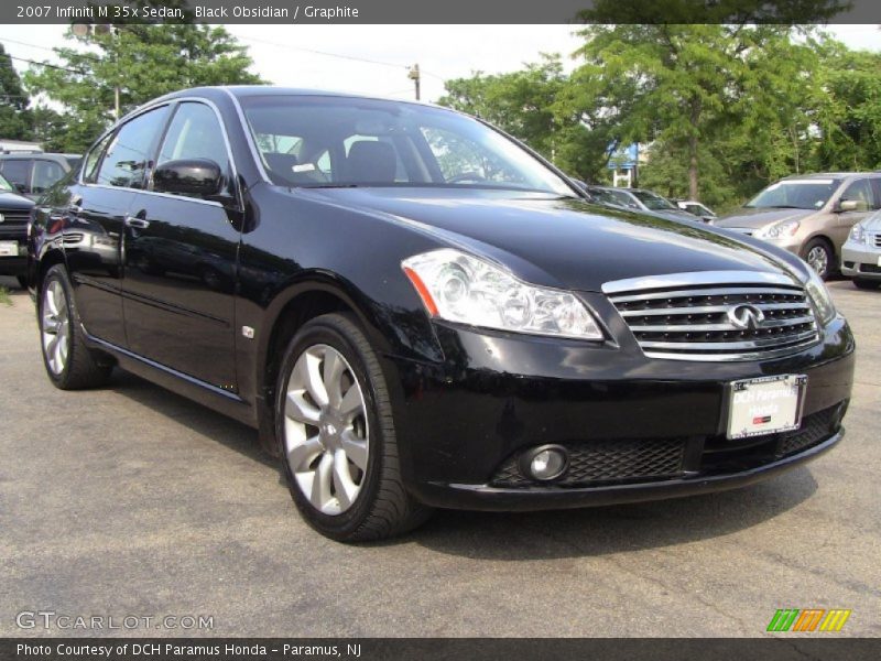Black Obsidian / Graphite 2007 Infiniti M 35x Sedan