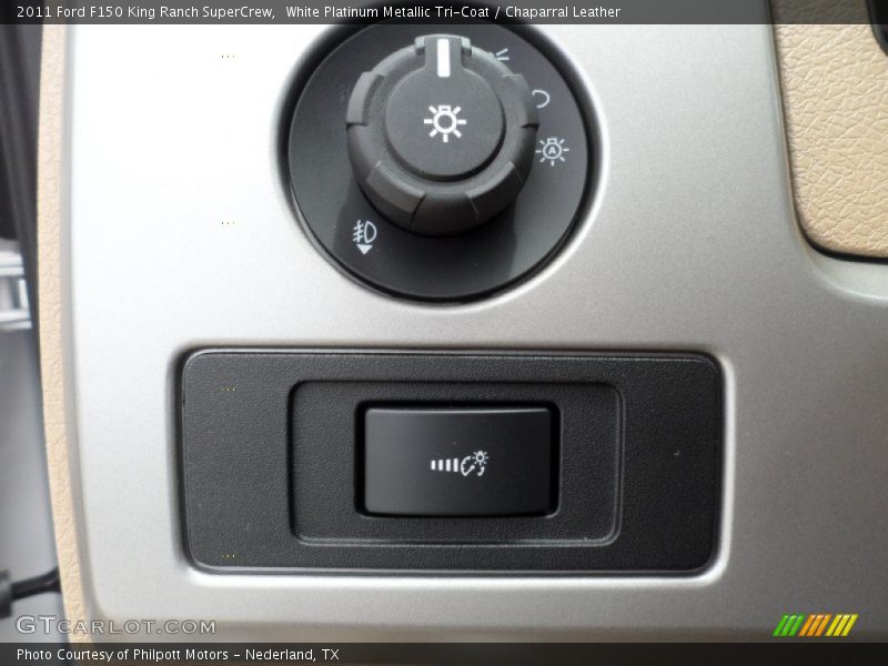 White Platinum Metallic Tri-Coat / Chaparral Leather 2011 Ford F150 King Ranch SuperCrew