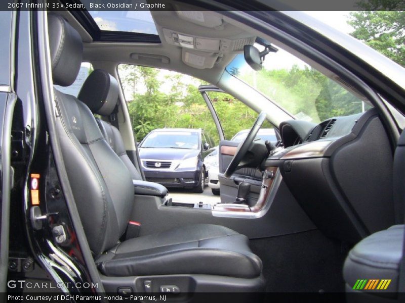 Black Obsidian / Graphite 2007 Infiniti M 35x Sedan