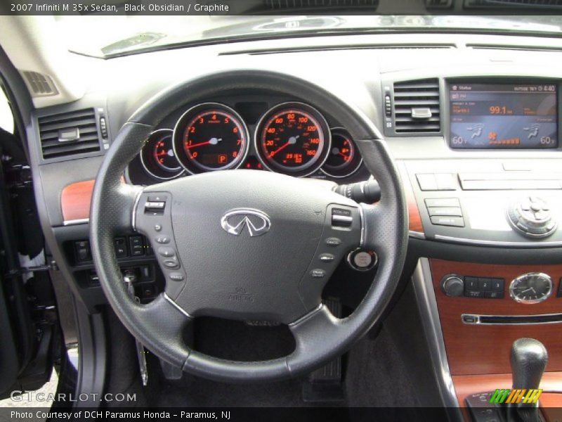 Black Obsidian / Graphite 2007 Infiniti M 35x Sedan