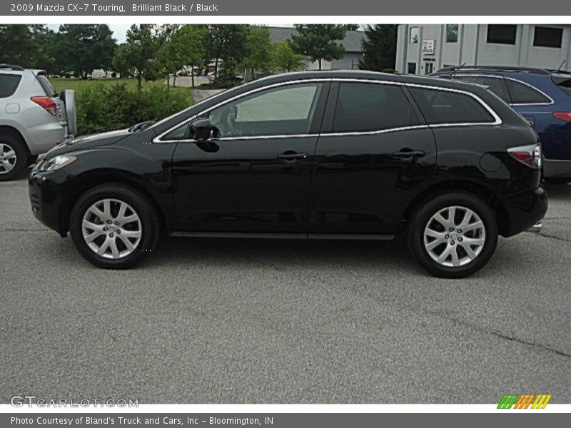 Brilliant Black / Black 2009 Mazda CX-7 Touring
