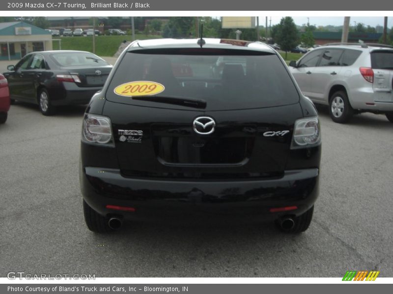 Brilliant Black / Black 2009 Mazda CX-7 Touring