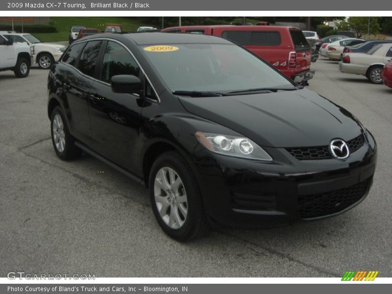 Brilliant Black / Black 2009 Mazda CX-7 Touring
