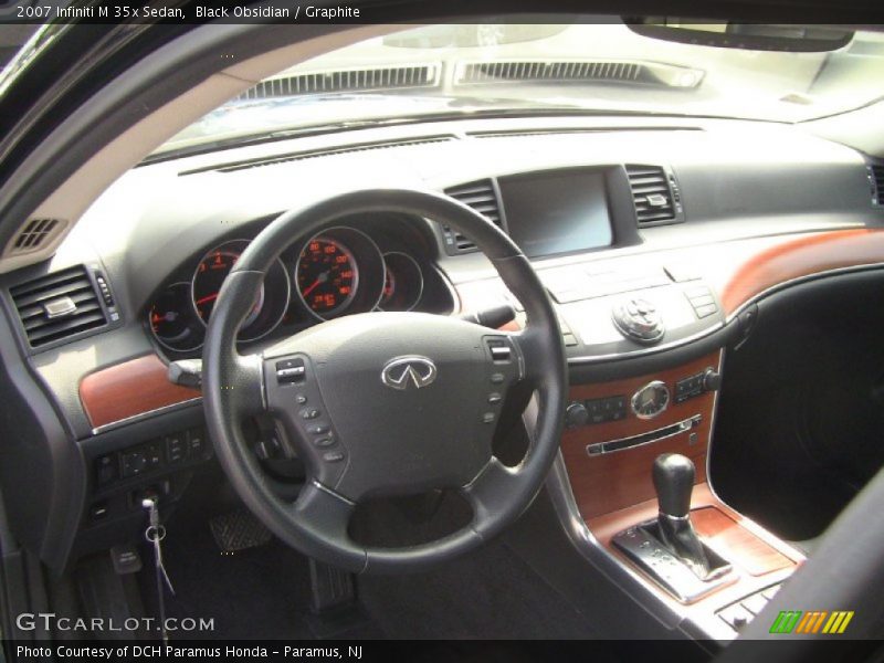 Black Obsidian / Graphite 2007 Infiniti M 35x Sedan