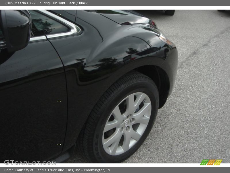 Brilliant Black / Black 2009 Mazda CX-7 Touring