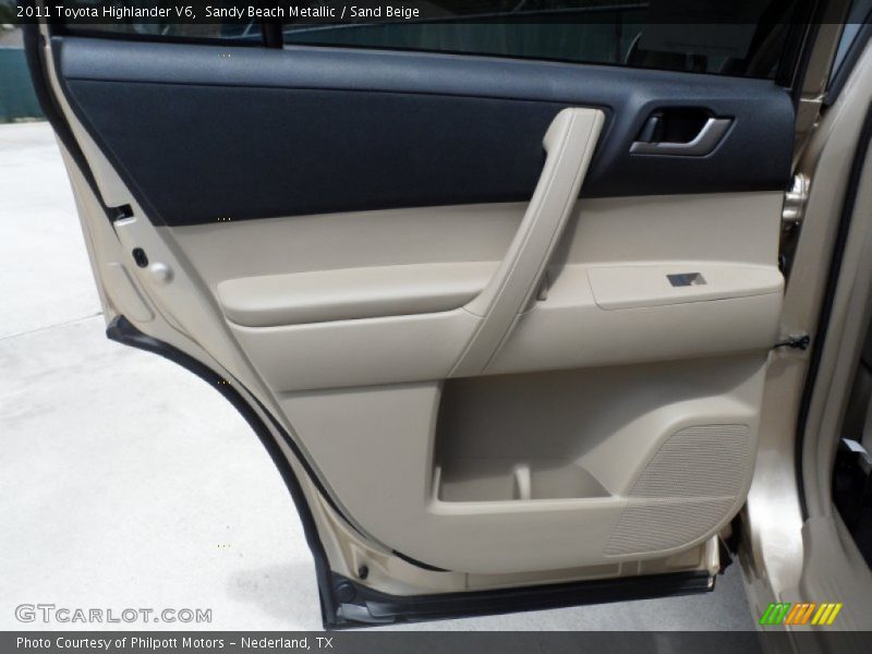 Sandy Beach Metallic / Sand Beige 2011 Toyota Highlander V6