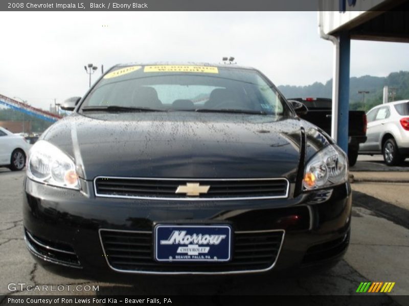 Black / Ebony Black 2008 Chevrolet Impala LS