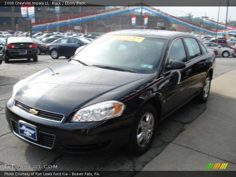 Black / Ebony Black 2008 Chevrolet Impala LS
