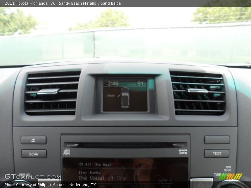 Sandy Beach Metallic / Sand Beige 2011 Toyota Highlander V6