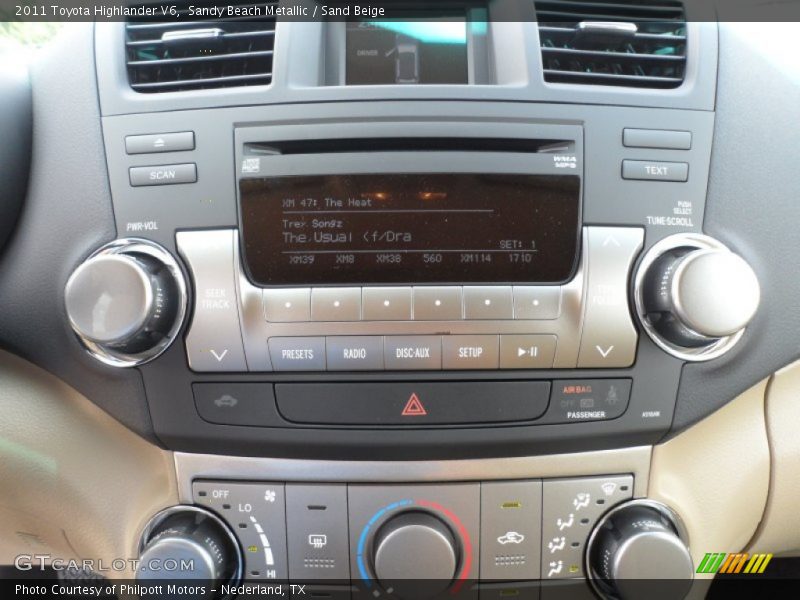 Sandy Beach Metallic / Sand Beige 2011 Toyota Highlander V6