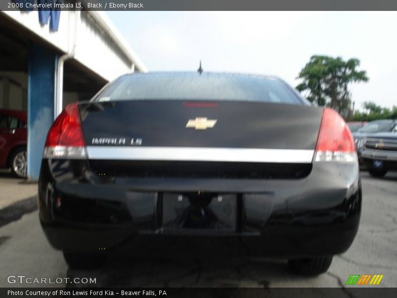 Black / Ebony Black 2008 Chevrolet Impala LS