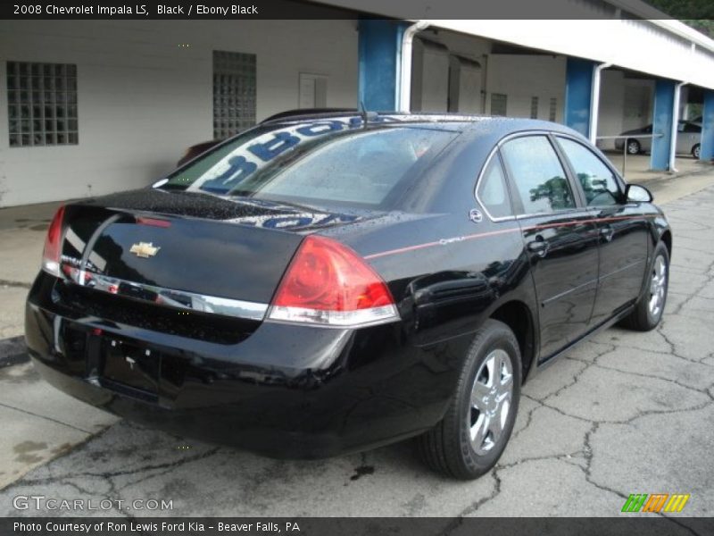 Black / Ebony Black 2008 Chevrolet Impala LS