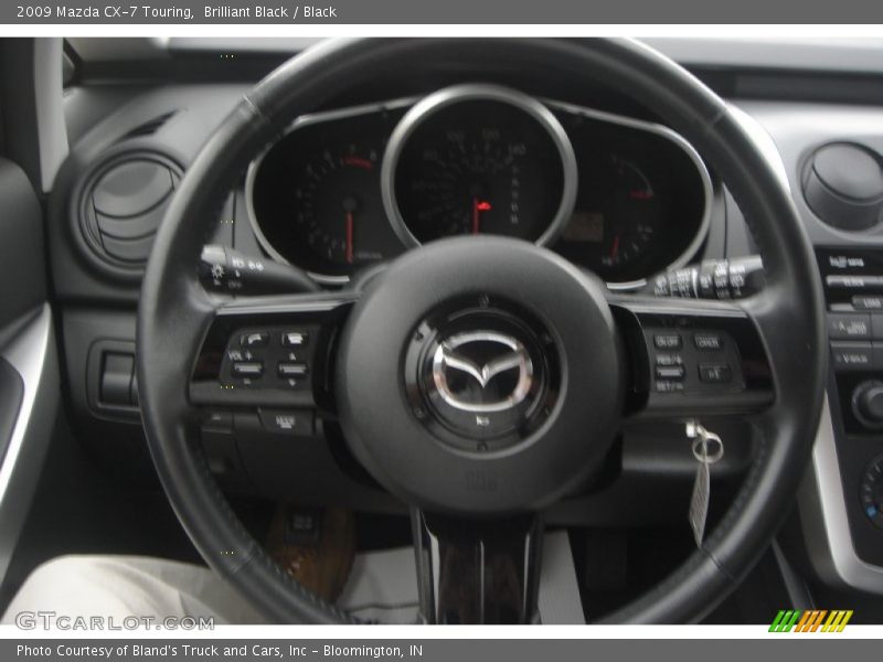 Brilliant Black / Black 2009 Mazda CX-7 Touring