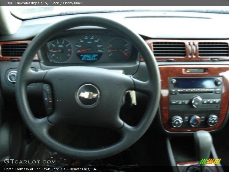 Black / Ebony Black 2008 Chevrolet Impala LS