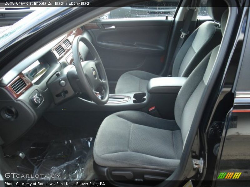 Black / Ebony Black 2008 Chevrolet Impala LS