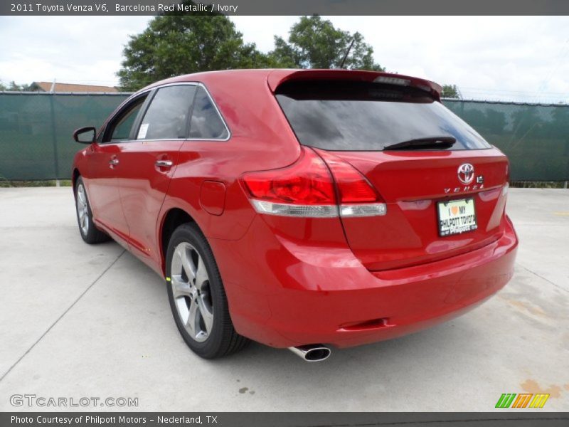 Barcelona Red Metallic / Ivory 2011 Toyota Venza V6