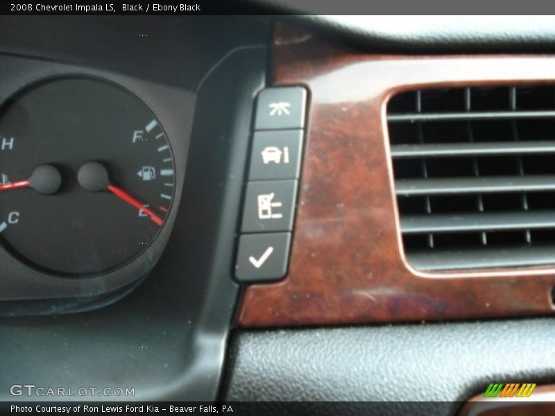 Black / Ebony Black 2008 Chevrolet Impala LS