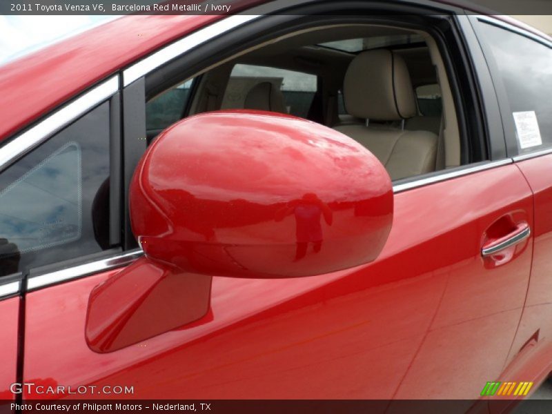 Barcelona Red Metallic / Ivory 2011 Toyota Venza V6