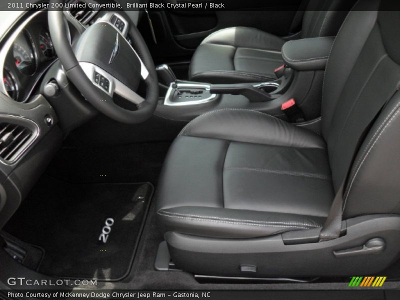  2011 200 Limited Convertible Black Interior