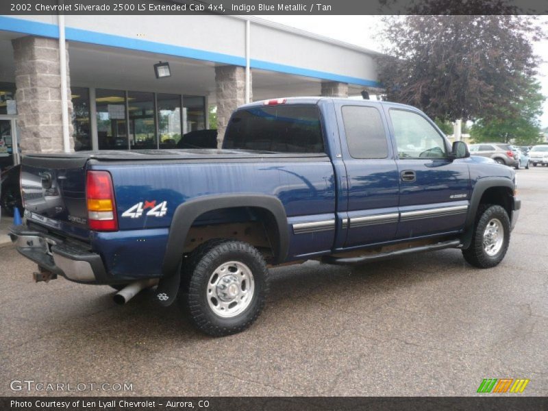  2002 Silverado 2500 LS Extended Cab 4x4 Indigo Blue Metallic