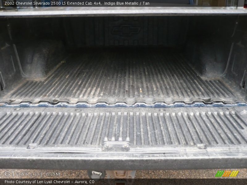 Indigo Blue Metallic / Tan 2002 Chevrolet Silverado 2500 LS Extended Cab 4x4