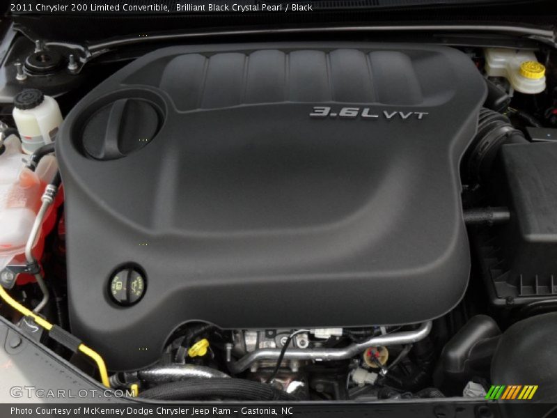  2011 200 Limited Convertible Engine - 3.6 Liter DOHC 24-Valve VVT Pentastar V6