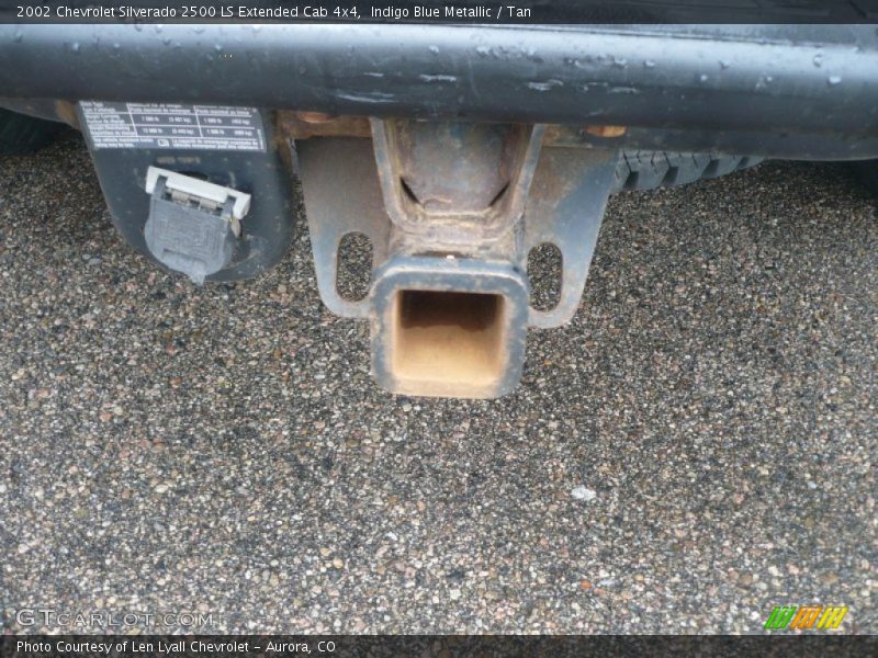 Indigo Blue Metallic / Tan 2002 Chevrolet Silverado 2500 LS Extended Cab 4x4