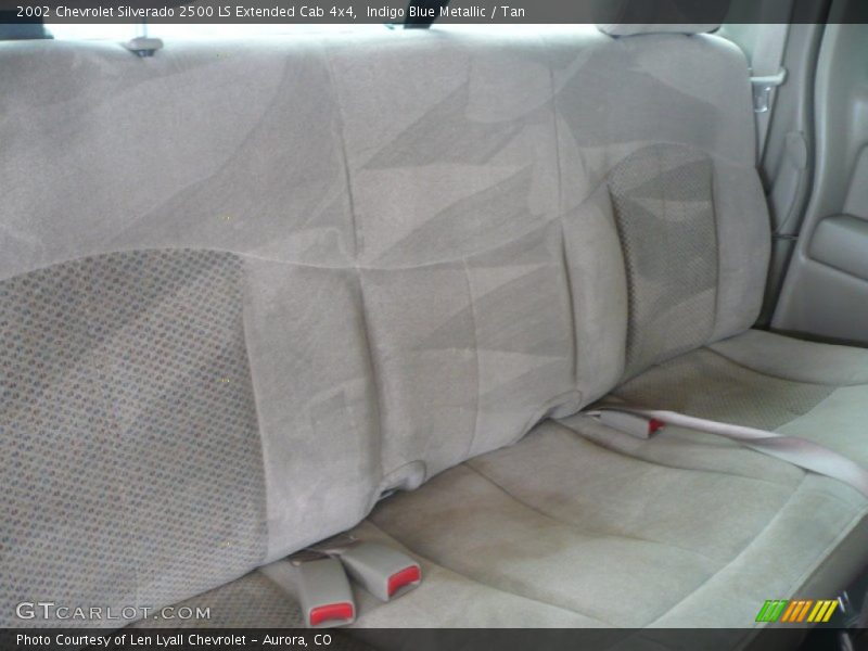 Indigo Blue Metallic / Tan 2002 Chevrolet Silverado 2500 LS Extended Cab 4x4