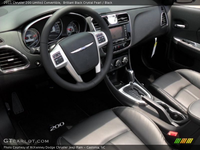 Black Interior - 2011 200 Limited Convertible 