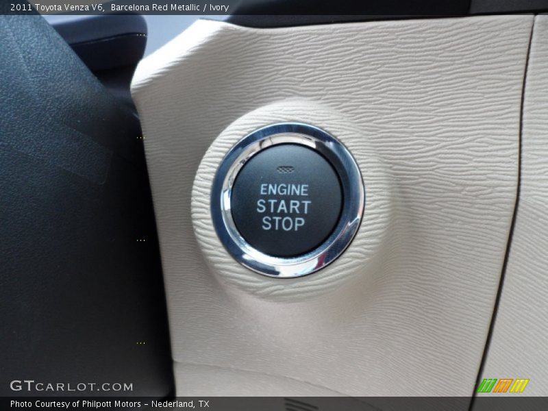 Controls of 2011 Venza V6