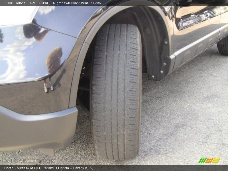 Nighthawk Black Pearl / Gray 2008 Honda CR-V EX 4WD