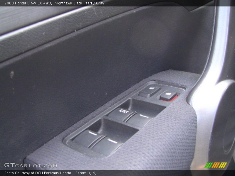 Nighthawk Black Pearl / Gray 2008 Honda CR-V EX 4WD