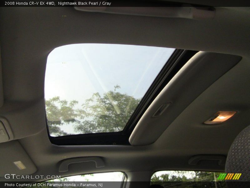 Nighthawk Black Pearl / Gray 2008 Honda CR-V EX 4WD