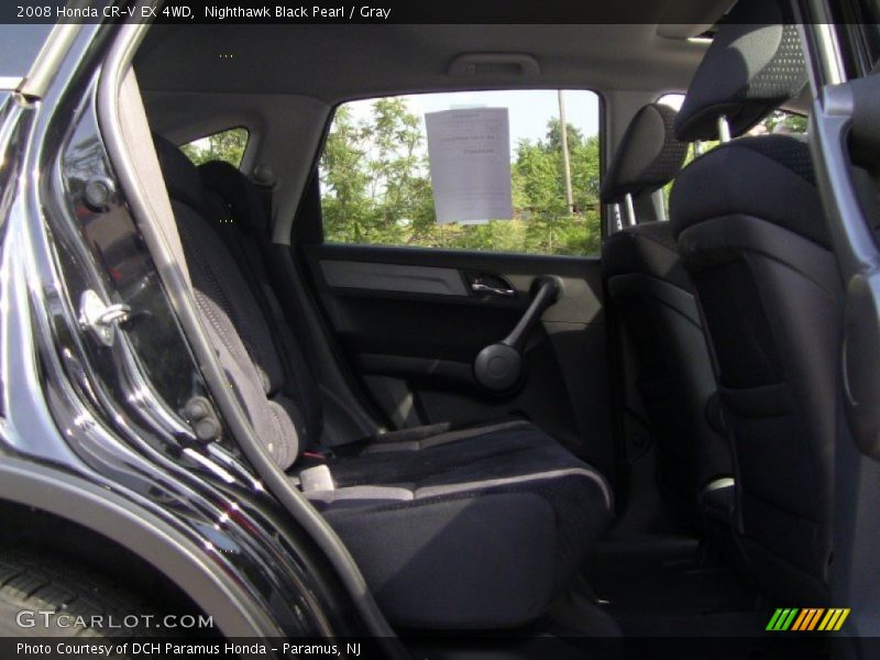 Nighthawk Black Pearl / Gray 2008 Honda CR-V EX 4WD