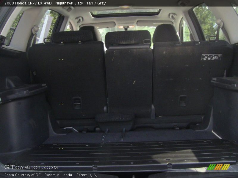Nighthawk Black Pearl / Gray 2008 Honda CR-V EX 4WD