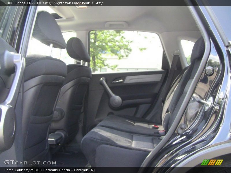 Nighthawk Black Pearl / Gray 2008 Honda CR-V EX 4WD