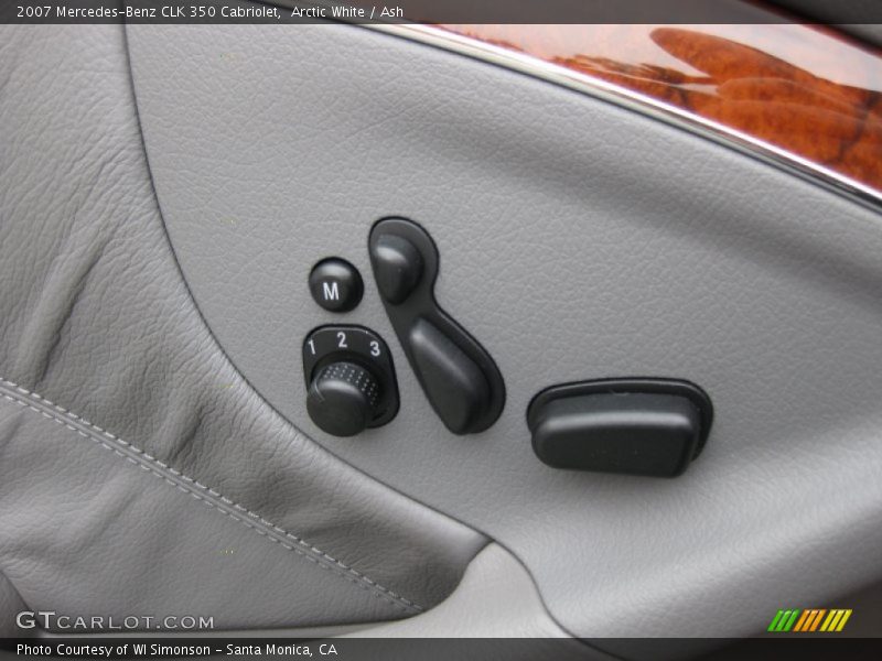 Arctic White / Ash 2007 Mercedes-Benz CLK 350 Cabriolet